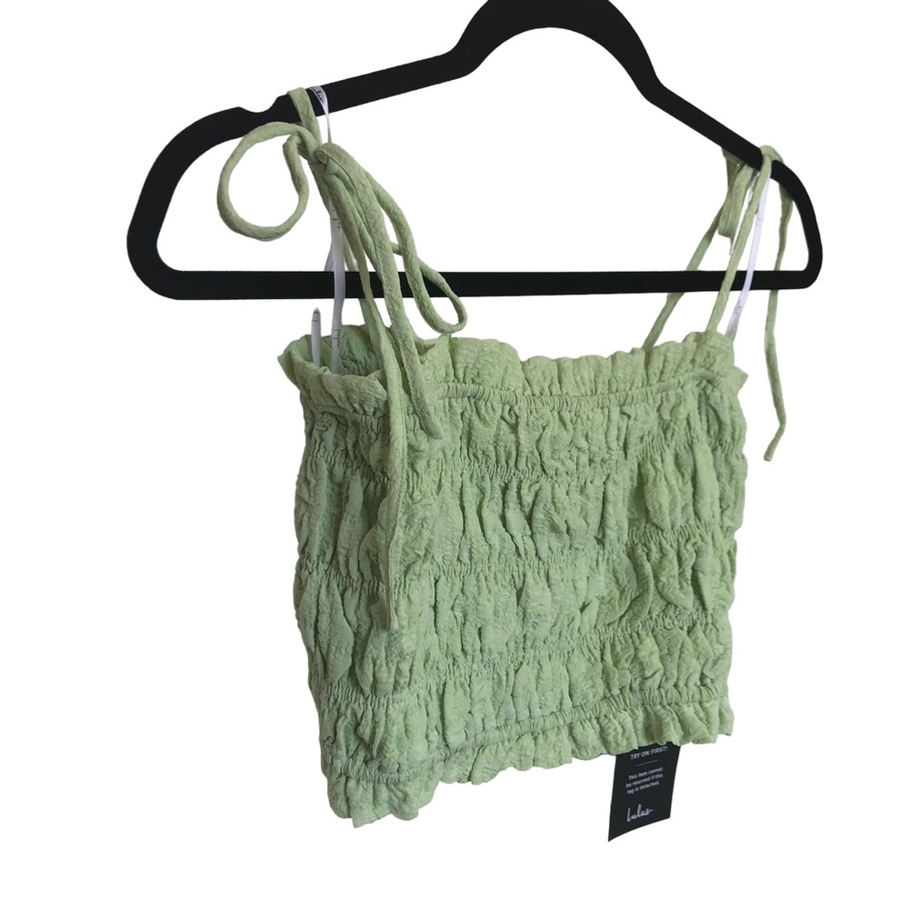 Lulu’s Summer Sophisticate Lime Green Tie-Strap Two-Piece Maxi Dress Siz… - Picture 13 of 14